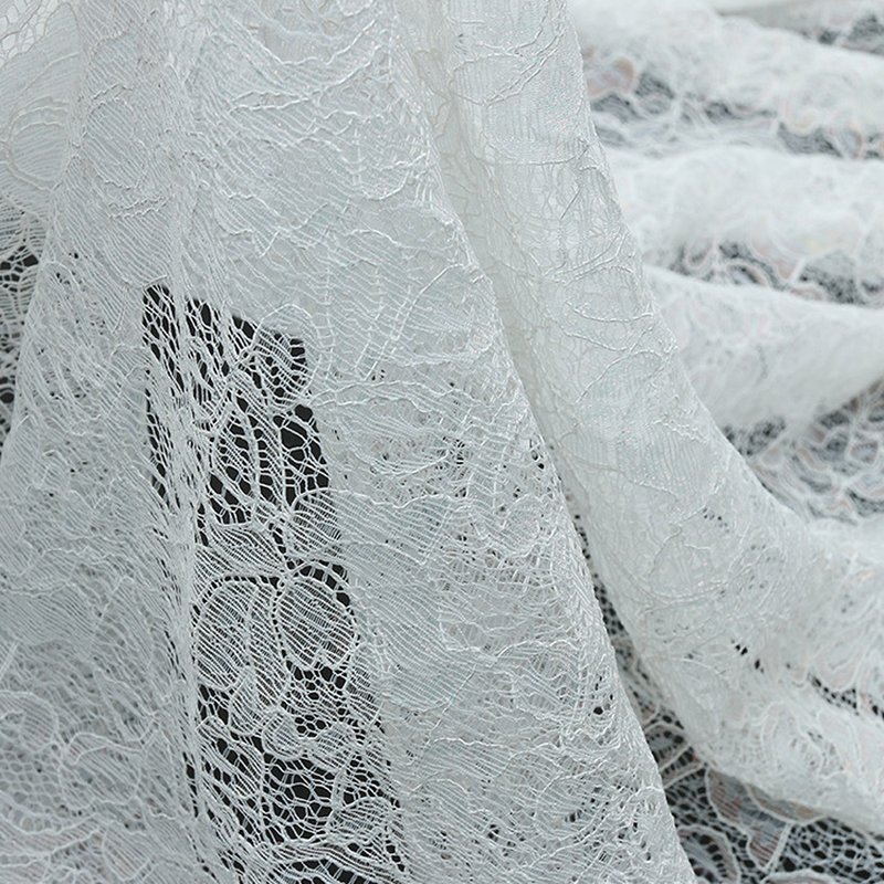 Dress Rainbow Bridal Polyester Lace Fabric for Women's Wear Wholesale 7